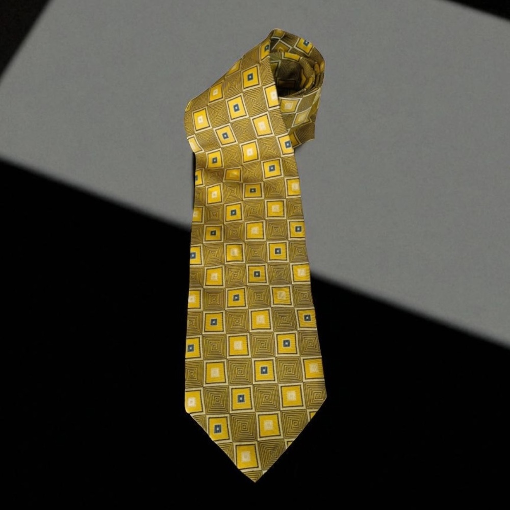 New! BACHRACH MENS TIE SILK ITALY